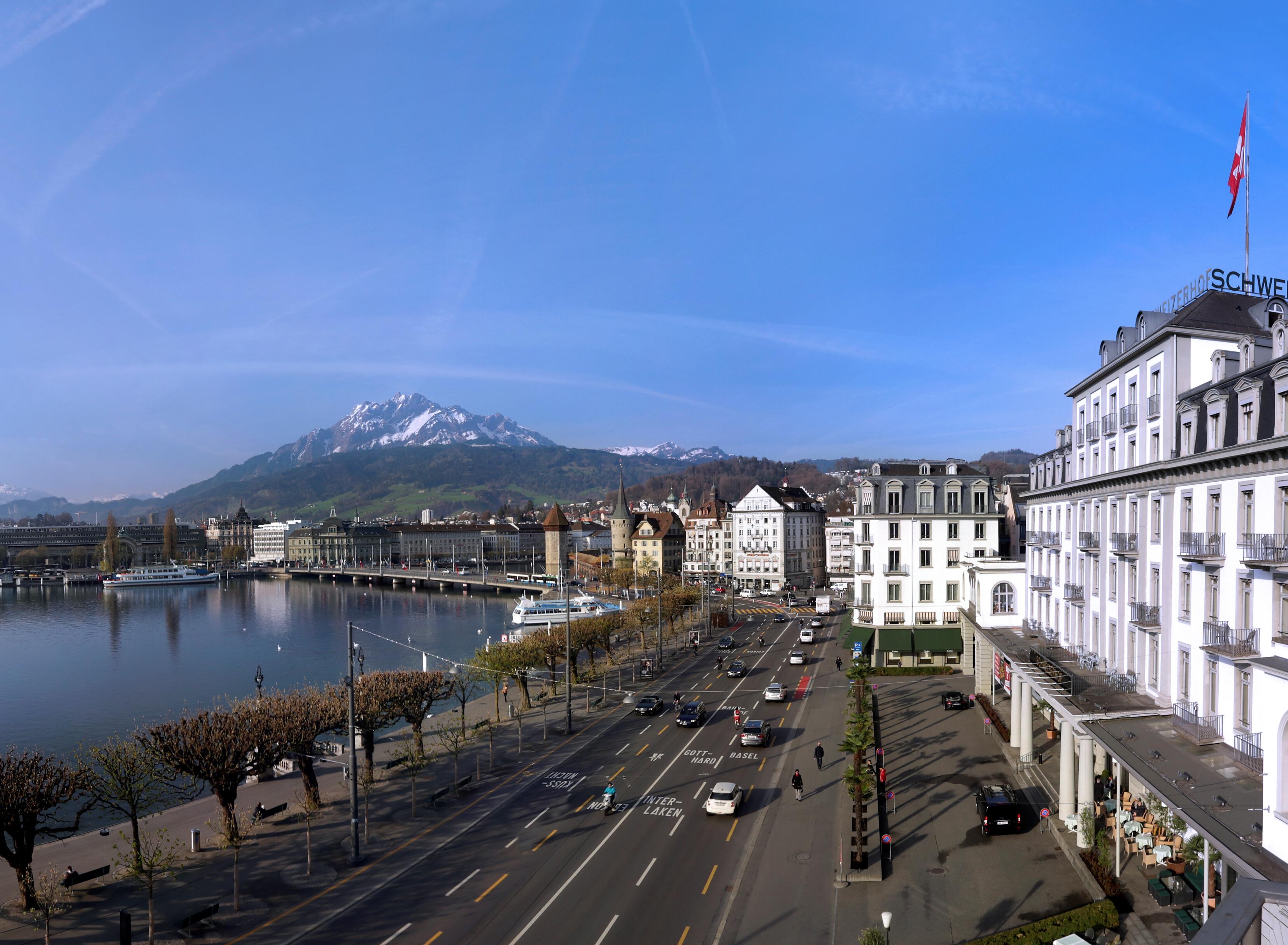 Hotel Schweizerhof Luzern Ngoại thất bức ảnh The Grand Hotel National