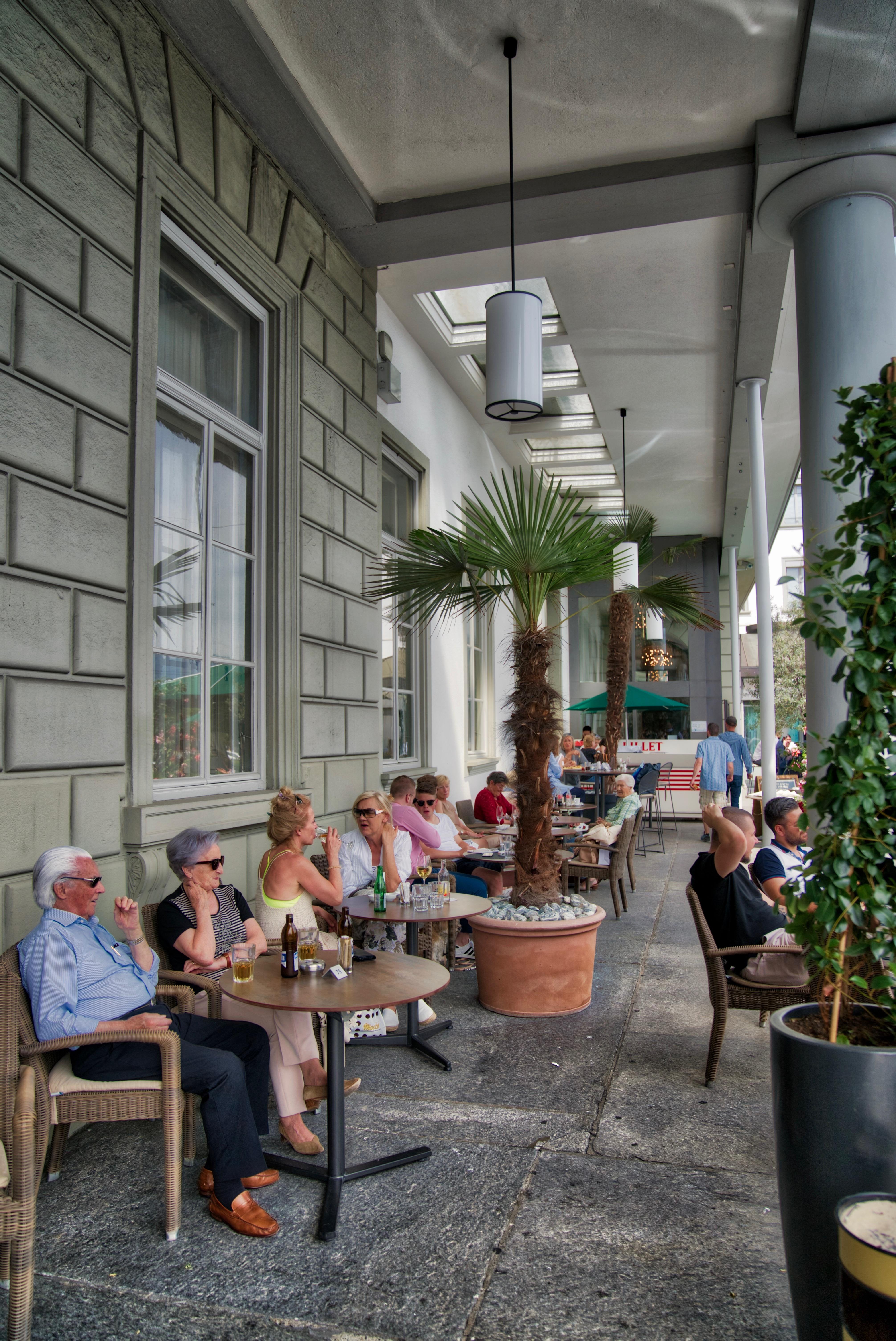 Hotel Schweizerhof Luzern Ngoại thất bức ảnh The restaurant